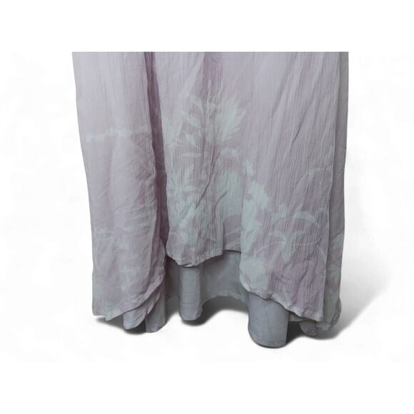 AllSaints Paola Futurae Pink Floral Maxi Dress Women’s Size 0 Lined Flowy Boho - Picture 6 of 12